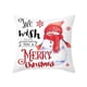 thumbnail image 1 of Funda Cojin 45x45 Navidad We Wish Blanco/Rojo Lino Poly multicolor, 1 of 4