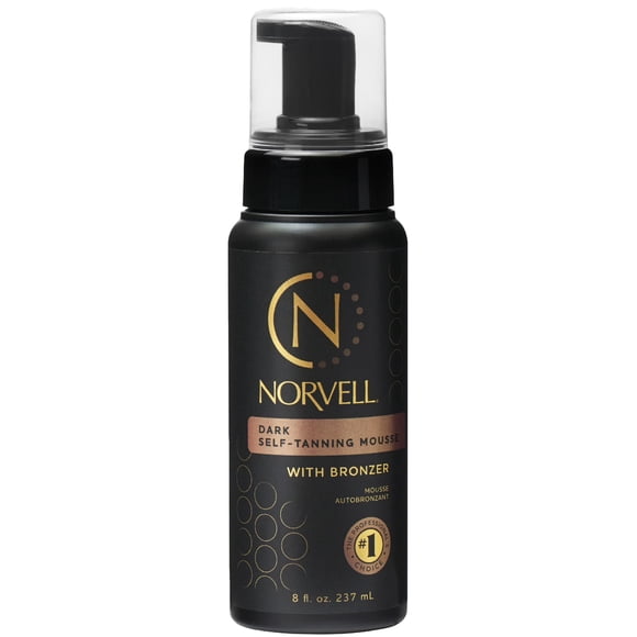 Espuma autobronceadora Norvell Sunless Dark Mousse de 240 ml con bronceador