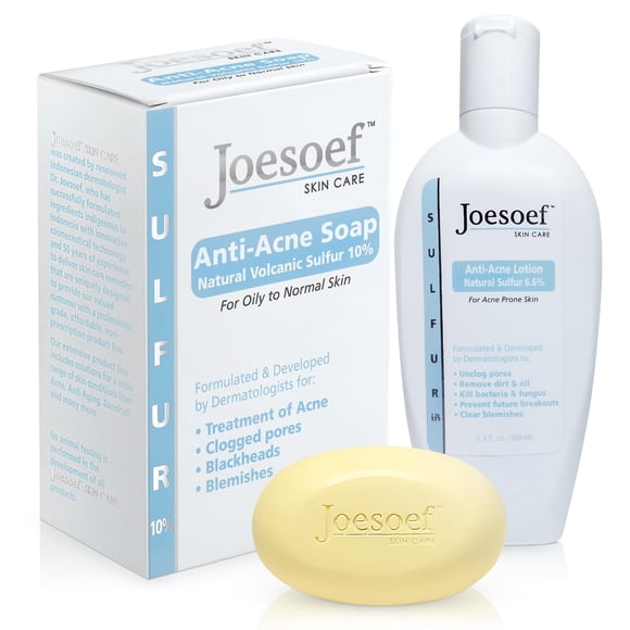 Jabón de Azufre JOESOEF SKIN CARE 2 unidades – Tratamiento para el acné