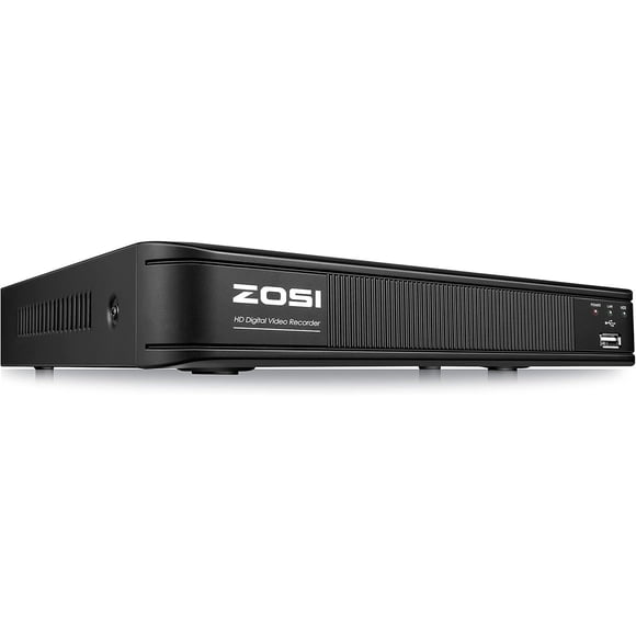 DVR ZOSI de 8 canales 5MP Lite H.265 con detección de personas y vehículos
