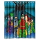 thumbnail image 1 of Cortina de ducha de superhéroe de Los Vengadores Batman, juego de cortina de baño con ganchos, tamaño 60 x 72 pulgadas, 1 of 3
