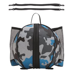 Ioensy - Bolsa De Baloncesto Mochila Bolsillos De Malla Impermeables Para Fútbol Voleibol Azul