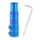 thumbnail image 5 of Adaptador de Altura para Elevador de Manillar de Bicicleta, Vástago Ajustable para Extensión de Tubo de Dirección de Bicicleta con Pequeños Elevadores azul 13cmx3.5cm, 5 of 5