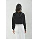 thumbnail image 3 of Poleron Crop Mujer Negro Con Capucha Talla M, 3 of 3