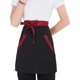 thumbnail image 1 of Mandil Delantal Corto Cocina Chef Mesero Pintor Bicolor negro, 1 of 5