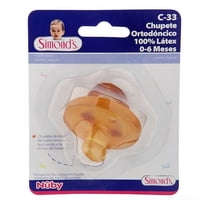 Chupete Ortodóncico Transparente 1 Un Simond’S
