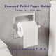 thumbnail image 2 of Porta Papel Higiénico Empotrado Giratorio WZKALY en Níquel Cepillado, 2 of 7