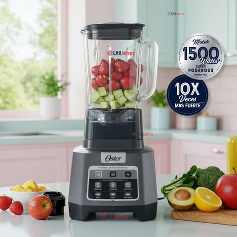 Licuadora Profesional Oster® Xtreme Mix Con Iblend Y Max Crush Con Tecnología Reversible, Vaso Blend-N-Go Blstxpg-Bgw