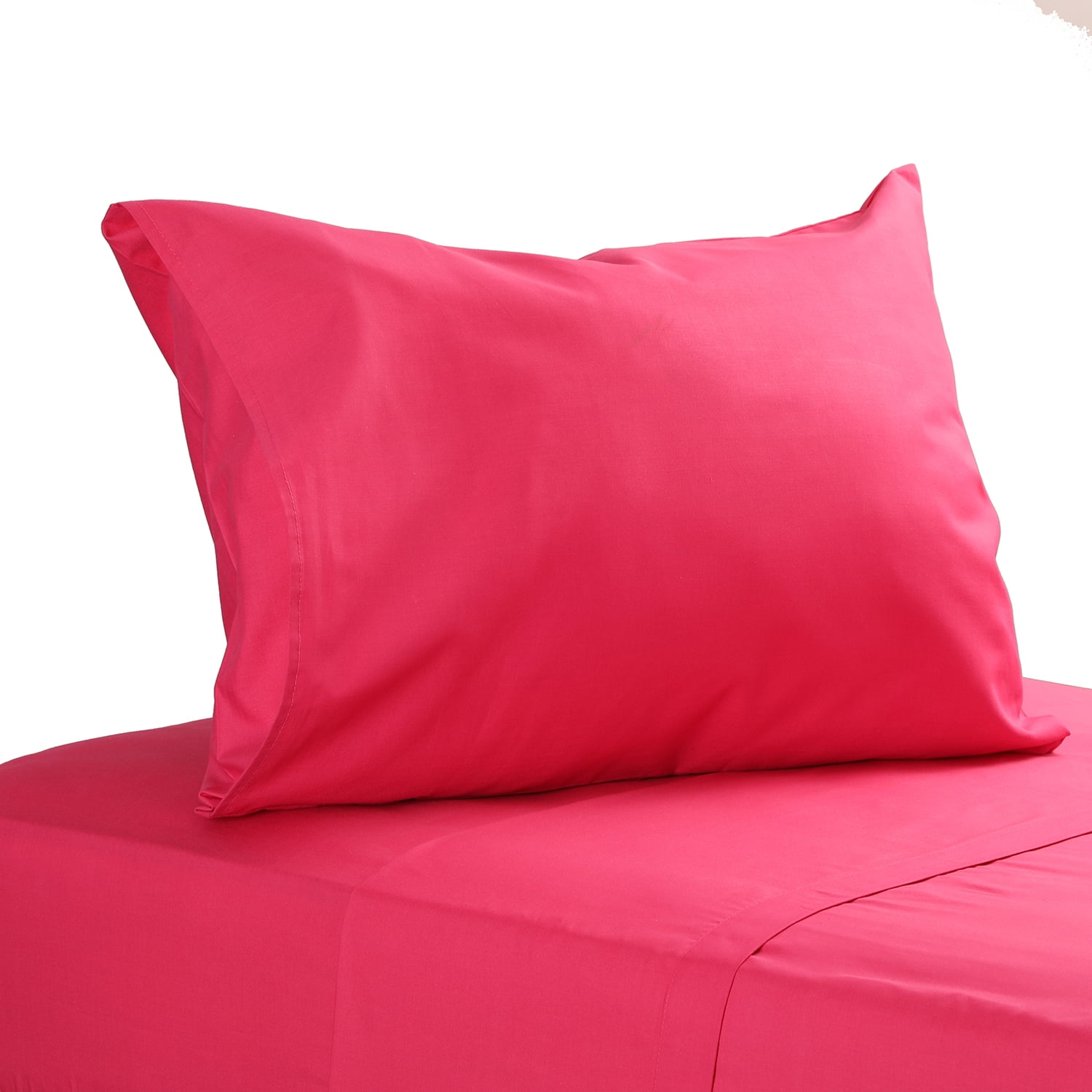 Sueño Blanco - Juego De Sabanas, Single, Color Fucsia, 144 Hilos