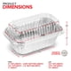 thumbnail image 3 of Moldes desechables de aluminio para pan en miniatura para almacenar tu hogar, 1 kg (50), 3 of 7