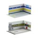 thumbnail image 5 of 2 Piezas 1:32 Estacionamiento Modelo Coche Diecast Garaje Escena StyleJ, 5 of 5