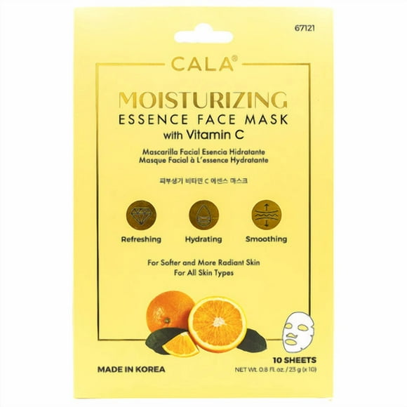 Mascarilla Facial CALA Hidratante con Vitamina C 10 Unidades