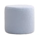 thumbnail image 5 of Reposapiés Taburete Reposapiés Banco Taburete Estable Silla de Asiento Sofá Taburete de té Taburete cilíndrico pequeño para Entrada Dormitorio Oficina azul, 5 of 5