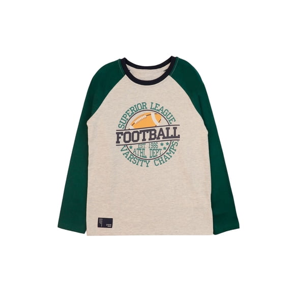 Polera kids niño m/raglan squad