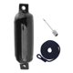thumbnail image 5 of Guardabarros Redondo Con Pasador Inflable, Boya De Natación Para Bote Peque?o, Yate De Pesca, Negro Con Cuerda Negra, 5 of 5