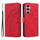 thumbnail image 5 of Funda tipo cartera con tapa para Samsung Galaxy A17 con tarjetero, soporte y cubierta magnética Rojo, 5 of 6