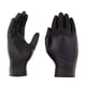 thumbnail image 2 of Guantes de examen desechables AMMEX, de nitrilo negro, 3 mil, caja 1000, 2 of 9