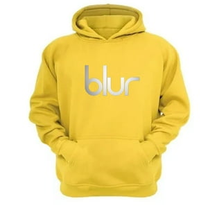 Genérico - Polerón Canguro Blur Amarillo Talla S Unisex
