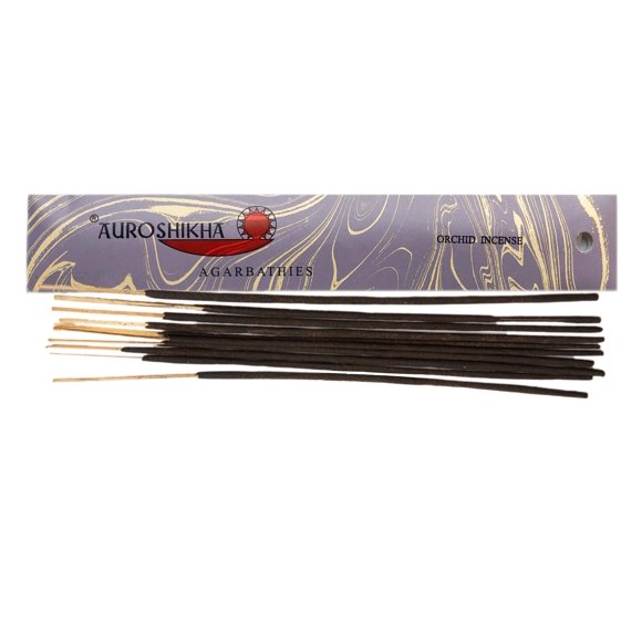 Incienso Auroshikha Orquídea 10 g (1 paquete)