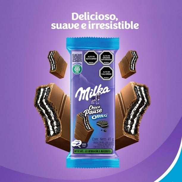 Chocopause Galleta con Oreo bañada en chocolate, 45 g | Lider