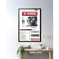 Genérico - Cuadro Los Prisioneros La Voz De Los 80 24X36 Cm