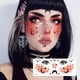 thumbnail image 1 of Waterproof Tattoo Stickers Cute Sweet And Spicy Girl Face Stickers Party Makeup Festival Dance Tattoo Stickers Halloween Makeup, 1 of 3