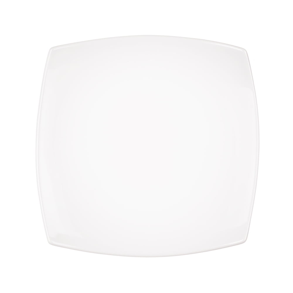 Star Fine Porcelain - Plato Porcelana Cuadrado Blanco 27 Cm Star