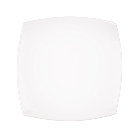 Star Fine Porcelain - Plato Porcelana Cuadrado Blanco 27 Cm Star