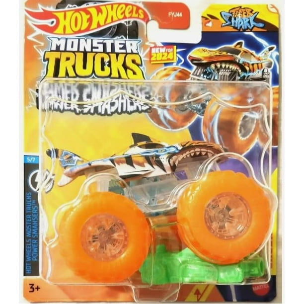 Monster Truck Hot Wheels Power Smashers Tiger Shark 2024 | Lider