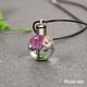 thumbnail image 1 of Beautiful Butterfly Glass Ball Car Pendant - Add a Touch of Elegance to Your Car Interior!, 1 of 3