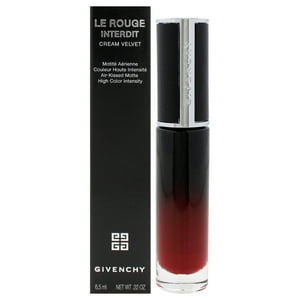 Lápiz Labial Cremoso Aterciopelado Le Rouge Interdit - 37 Rouge Graine De Givenchy Para Mujer - Lápiz Labial De 0,22 Oz