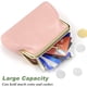 thumbnail image 4 of Billetera De Cuero Sintético Con Cerradura Diseño De Cerradura Metálica Material Pu Preferido Textura De Moda Compacta Y Portátil, 4 of 6