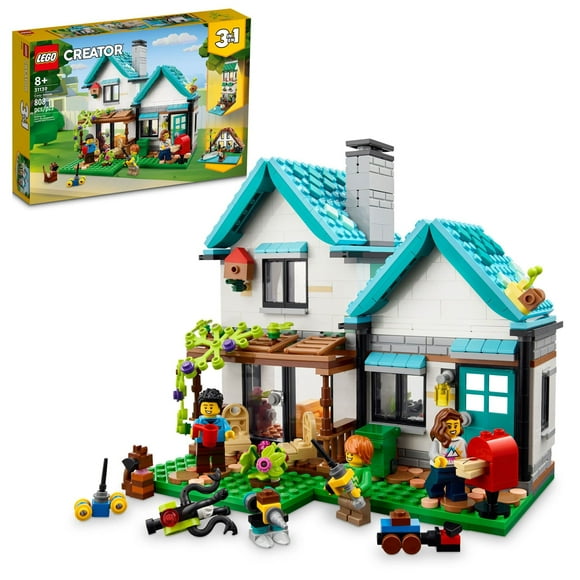 Juguete de construcción LEGO Creator 3 en 1 Cozy House 31139 con minifiguras