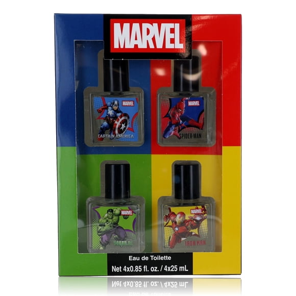 Set de perfume de regalo Marvel 4 piezas para niños Eau de Toilette 25 ml