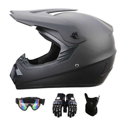 Ioensy - Casco De Moto De Cross Para Motocross, Equipo De Protección Elegante Y Transpirable, Casco Bmx Atv L