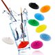 thumbnail image 2 of Limpiador de Pinceles Paint Puck 3-Pack de Silicona Azul, 2 of 9