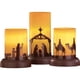 thumbnail image 1 of Set de 3 velas LED sin llama para belén navideño, 1 of 3