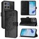 thumbnail image 1 of Funda cartera mariposa para Motorola Moto G17 con soporte y ranuras para tarjetas Negro, 1 of 6