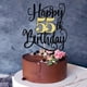 thumbnail image 4 of Decoración para tarta Ruscalin de feliz 55 cumpleaños, 55 decoraciones para tartas de fiesta de cump, 4 of 7
