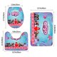 thumbnail image 3 of Juego de Alfombras de Baño Carinha de Anjo Terciopelo Coral 3 Piezas, 3 of 6