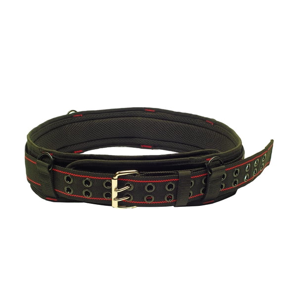 Cinturón porta herramientas AISENIN acolchado de 3" para trabajo pesado, rojo