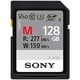thumbnail image 1 of Tarjeta SDXC Sony Serie M de 128 GB V60 UHS-II clase 10 U3, 1 of 1