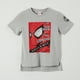 thumbnail image 1 of Polera Manga Corta Niño Ojos Spiderman Gris Marvel, 1 of 4