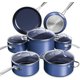 thumbnail image 1 of Set de utensilios de cocina Nuwave Healthy Duralon Blue Ceramic Antiadherente, 1 of 9