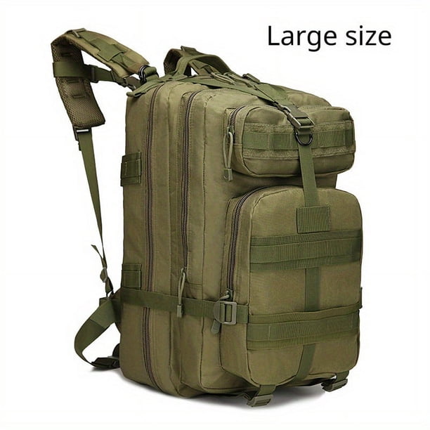 1pc Multifunctional Tactical Sports Bag, Portable Large Capacity Backpack, Outdoor Camping Hiking Fishing Travel Rucksack