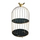 thumbnail image 5 of Iron Art Nordic Bird Cage Rack Lápiz Labial Perfume Cosmético 19.5x36.5cm Negro, 5 of 5