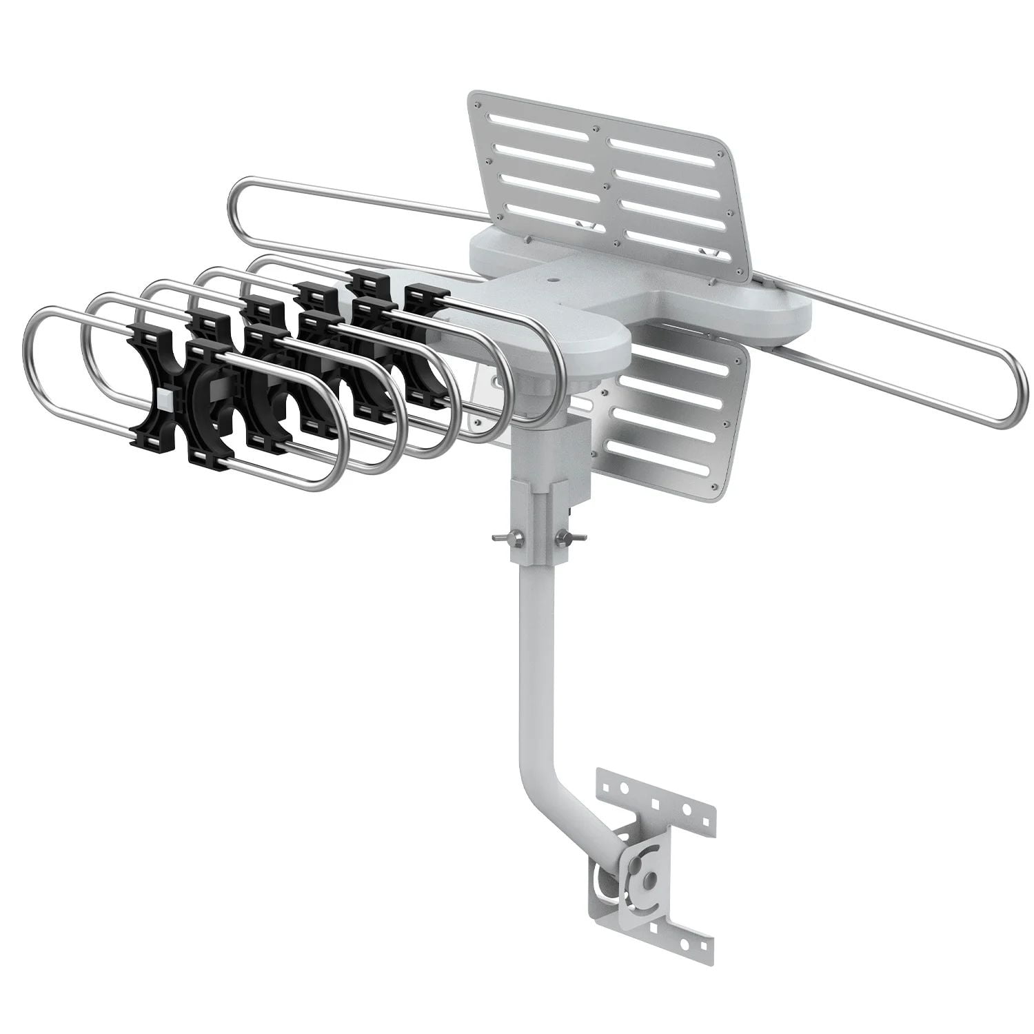 Tecnolab - Antena Tv Con Motor 360 Grados Vhf Uhf Hd Con Control - Ps