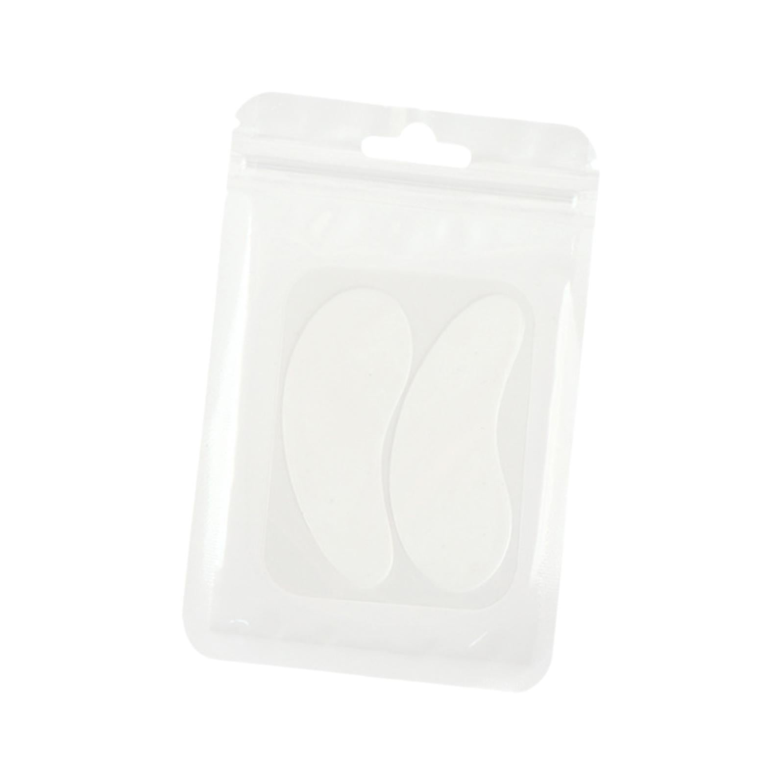 Magideal - Extensión De Pestañas Debajo De Las Almohadillas Para Los Ojos Parches Para Los Ojos Salón Suave Uso En El Hogar Silicona Para Teñir Pestañas Herramie Blanco