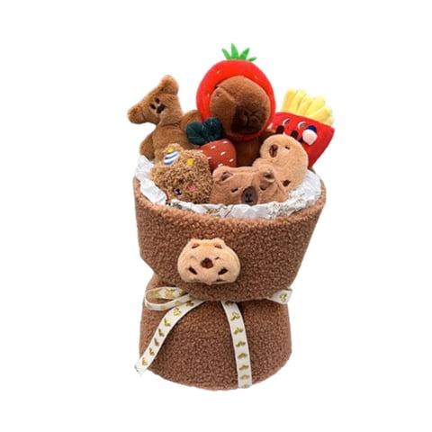 Magideal - Ramo De Muñecas De Peluche, Lindo Regalo De Felpa, Ramo Artificial Para Decoración Del Hogar, Ramo De Flores De Muñecas Para Fiesta De Cumpleaños, Día Estilo A