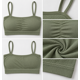 thumbnail image 3 of Peto Básico Con Push Up Crop Top Elasticado verde Talla Única, 3 of 3